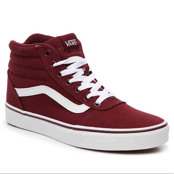 high top maroon vans